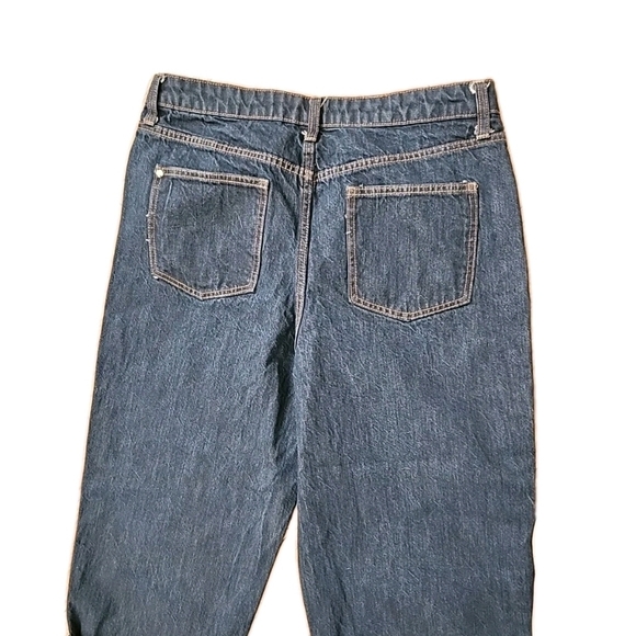 Kate Spade New York Women's High-Rise Straight Leg Wide Cuff Jeans Size 12 - Picture 4 of 9